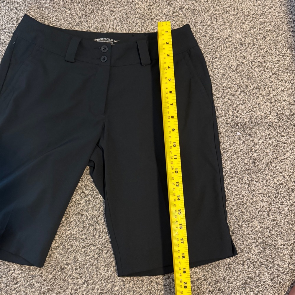 Nike Golf Tour Performance Dri-FIT Black Shorts Womens Size 6 Bermudas - Picture 4 of 7
